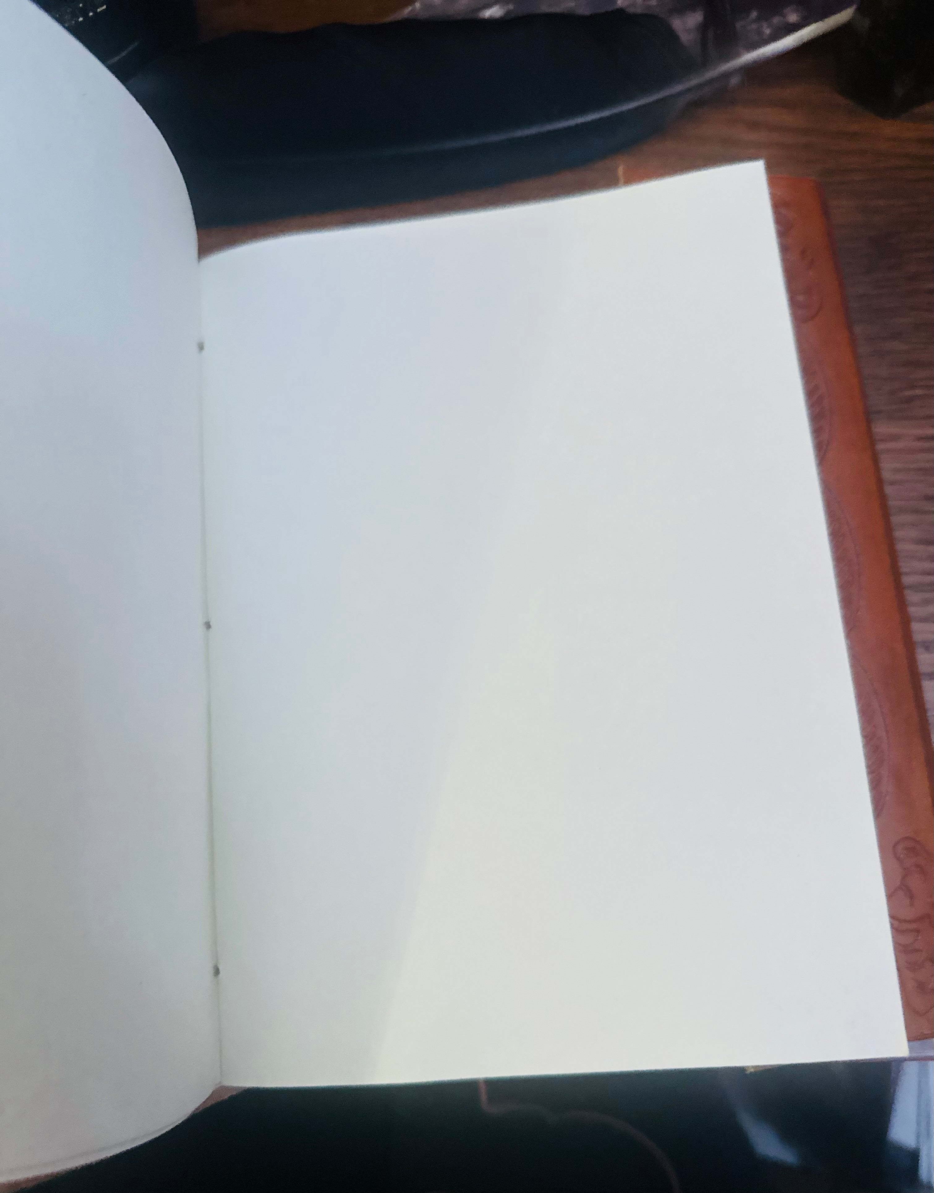 Embossed Leather Crystal Notebook – Vintage Witchcraft Grimoire & Healing Journal