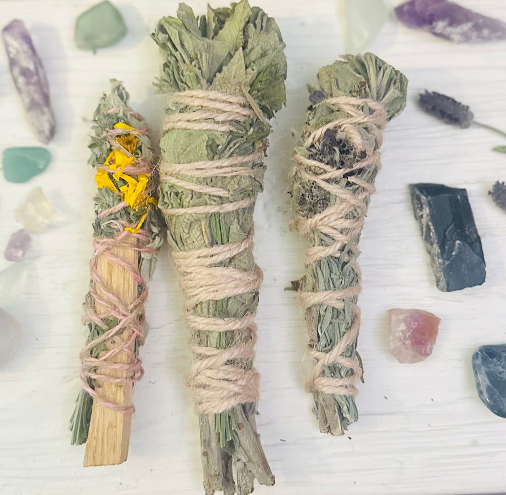 Yerba Santa Smudge Stick – Sacred Herbal Smoke Cleanse for Energy Clearing, Spiritual Protection & Ritual