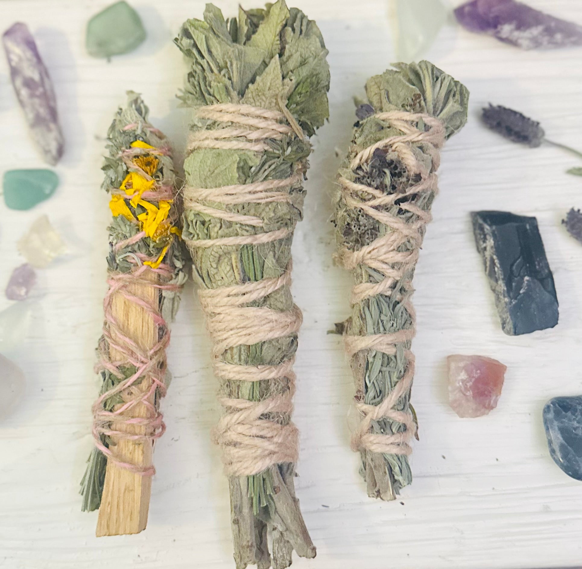 Yerba Santa Smudge Stick – Sacred Herbal Smoke Cleanse for Energy Clearing, Spiritual Protection & Ritual