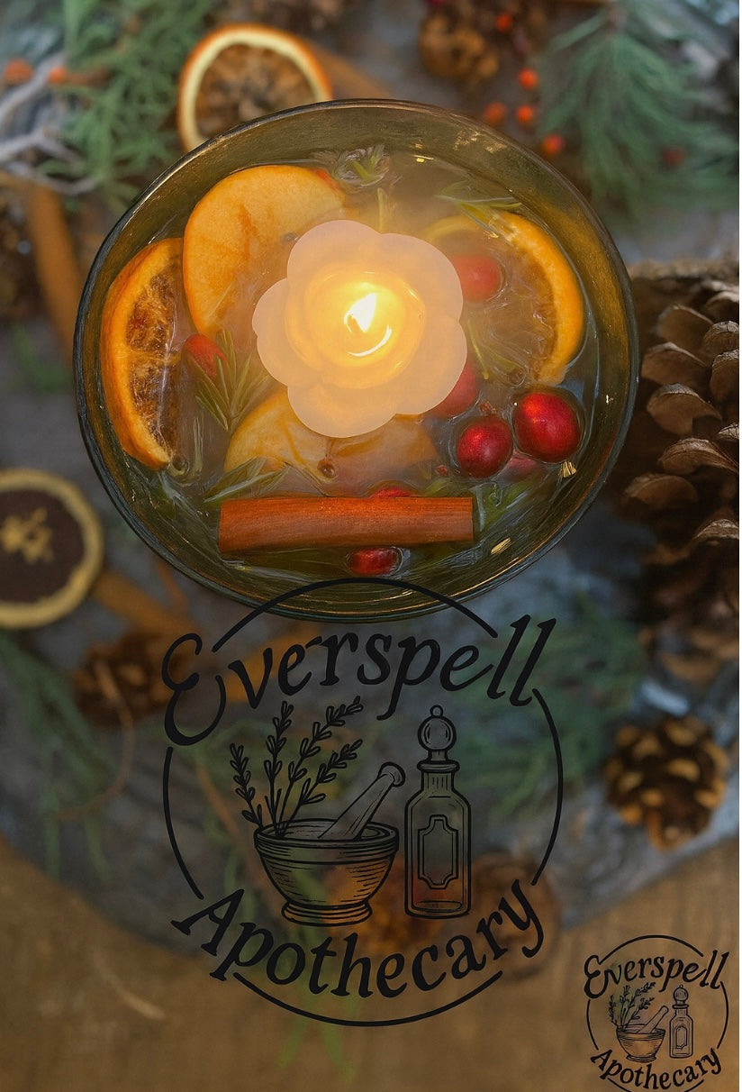 Yule Magic Simmer Pot Mix – Cinnamon, Citrus & Seasonal Herbs