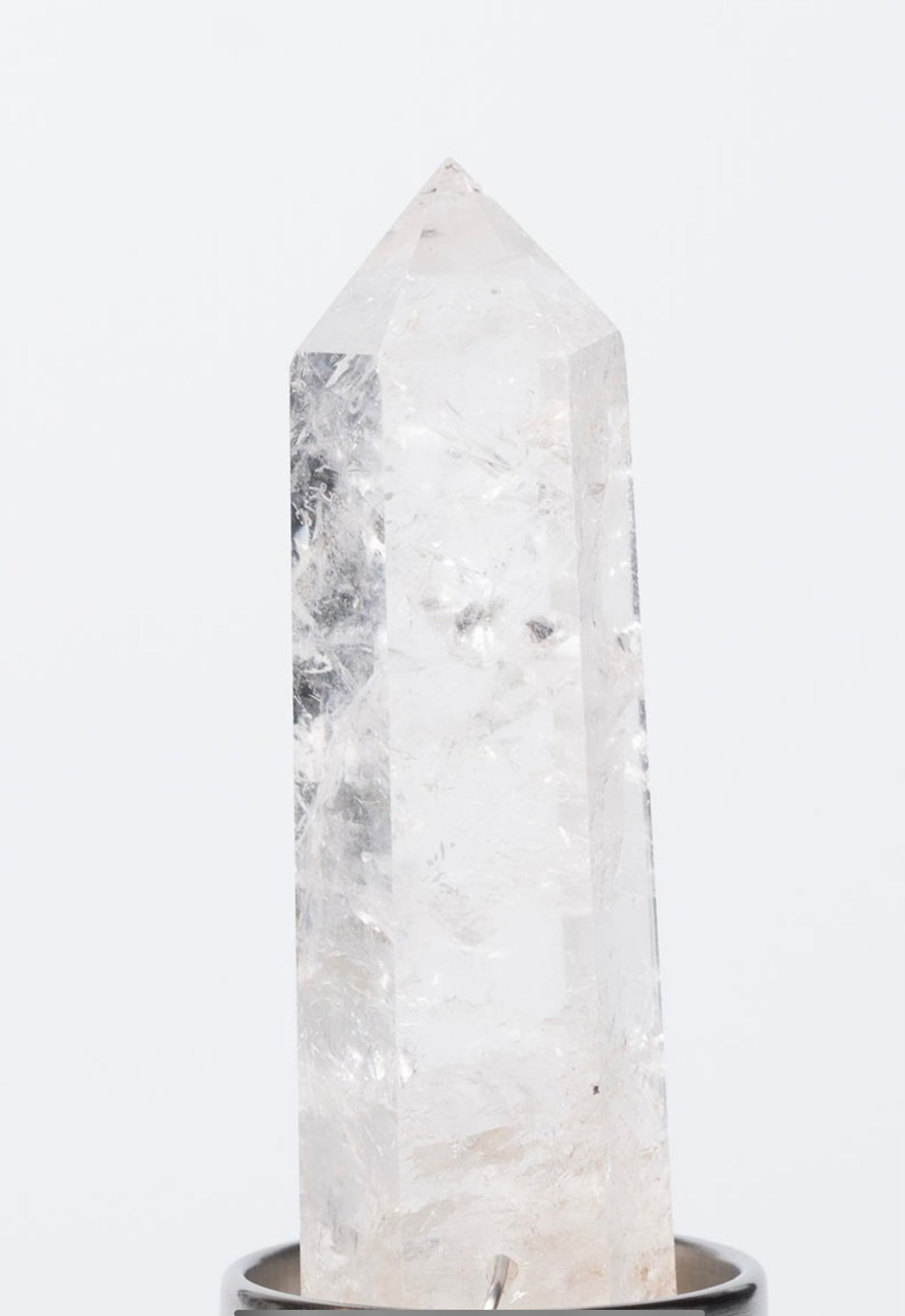 Clear Quartz Tower Infused Water Bottle | Amplification, Clarity & Intention