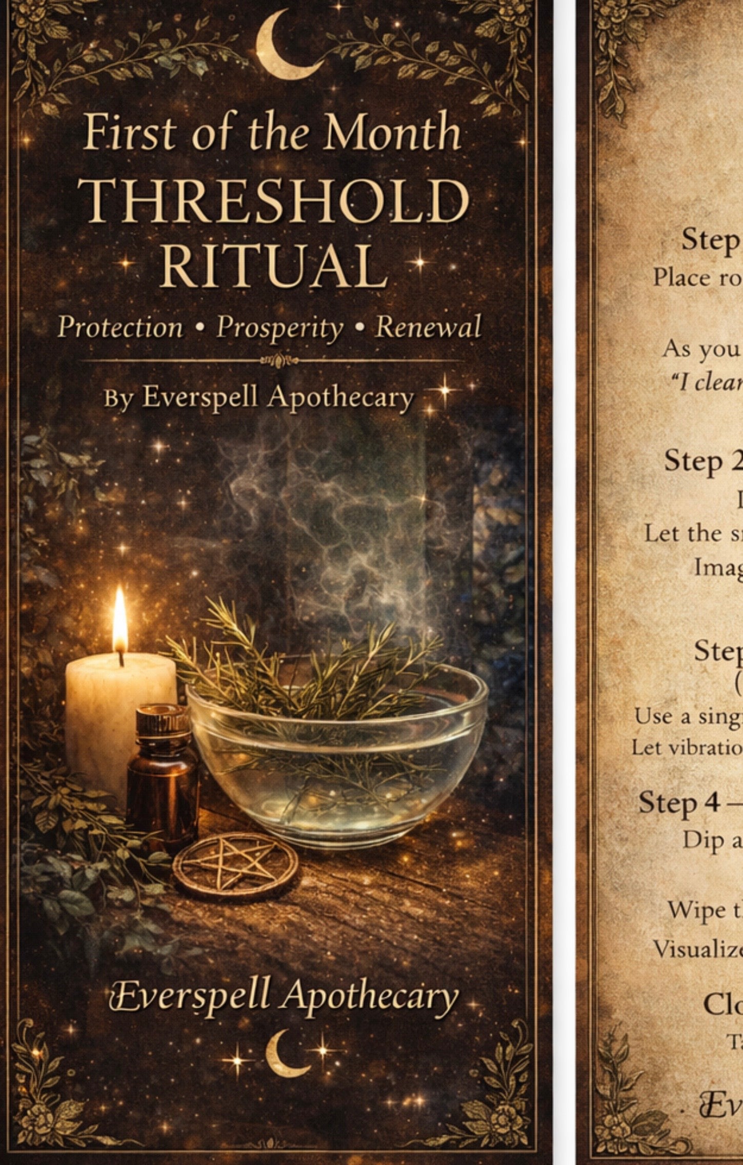 🌙 First of the Month Threshold Ritual Bundle