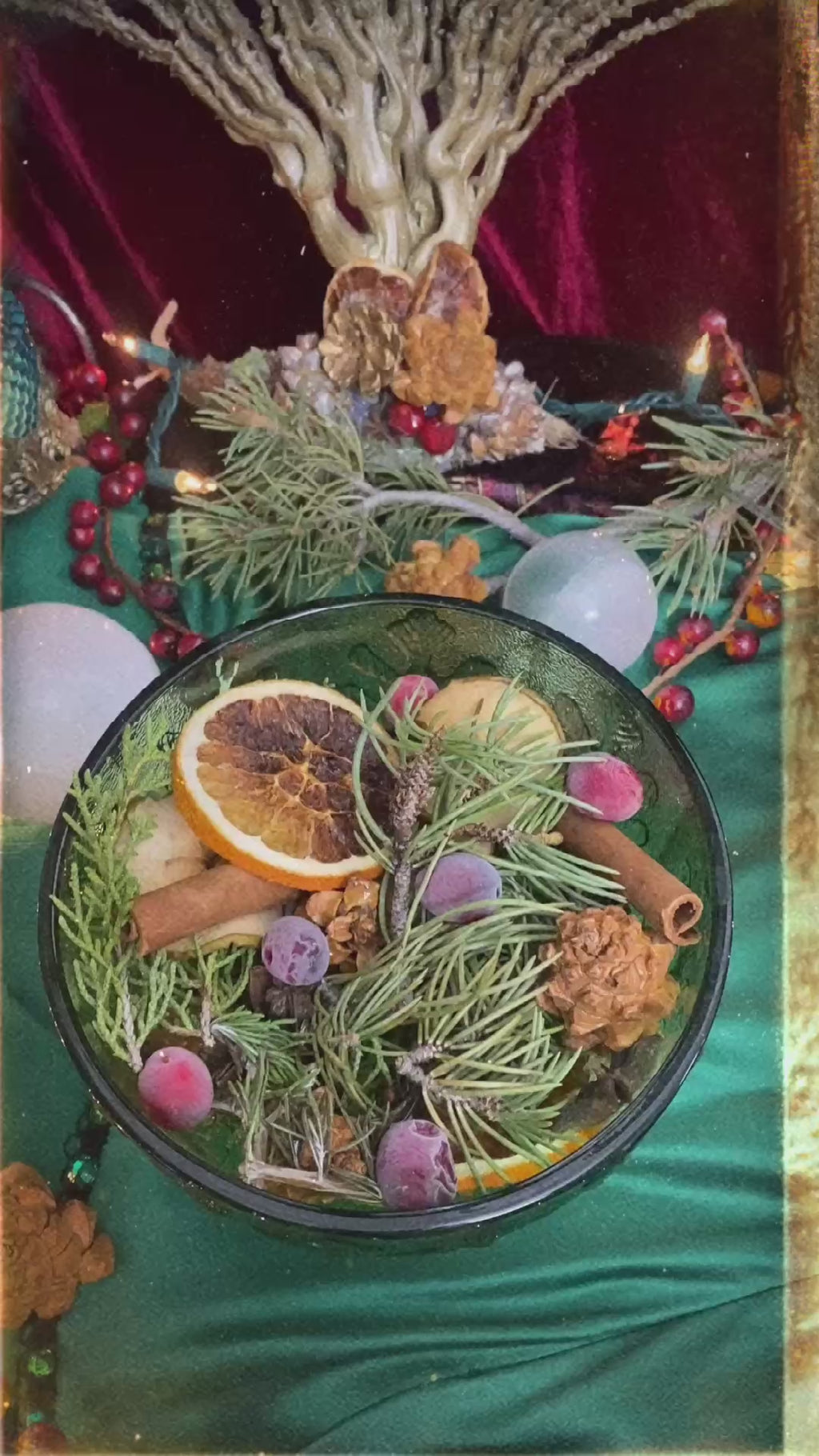 Yule Magic Simmer Pot Mix – Cinnamon, Citrus & Seasonal Herbs